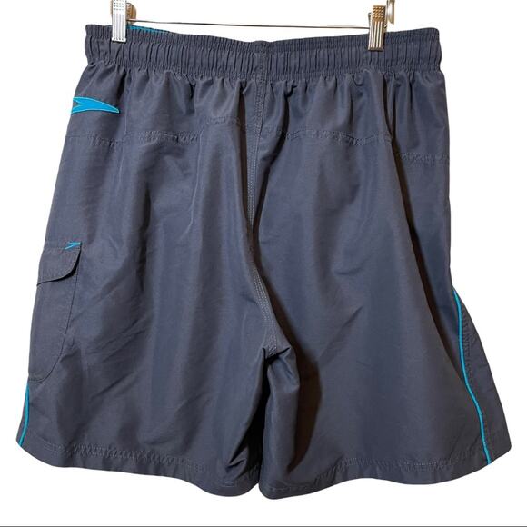 SPEEDO Marina Volley Quick-drying Swim Shorts Large Gray Mens - Picture 2 of 5